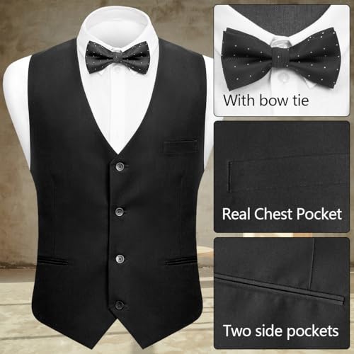 WYWK Men's Classic Three-piece Formal Suit