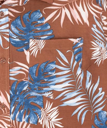WYWK Men's Hawaiian Floral Shirt