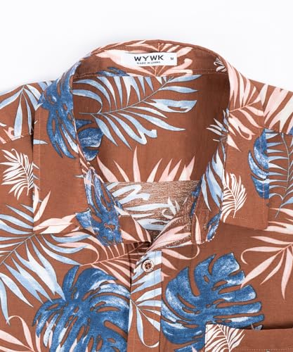 WYWK Men's Hawaiian Floral Shirt