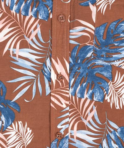 WYWK Men's Hawaiian Floral Shirt