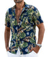 MSHA003-Navy-Yellow Green Leave-1