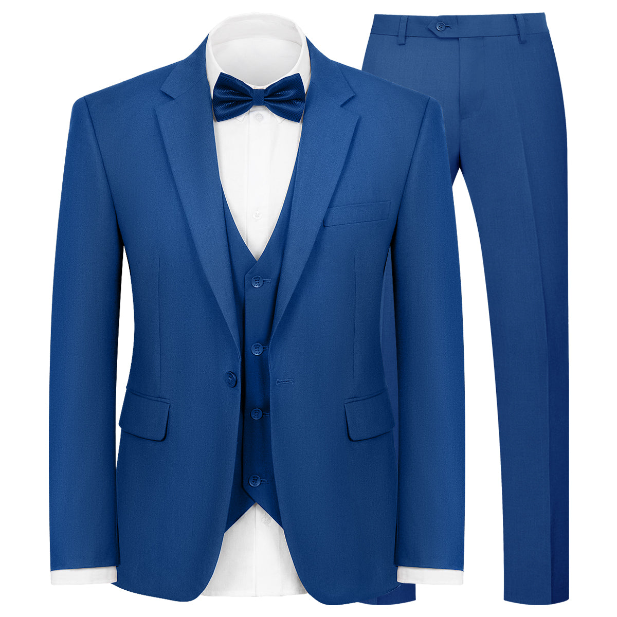 WYWK Men's Classic Three-piece Formal Suit
